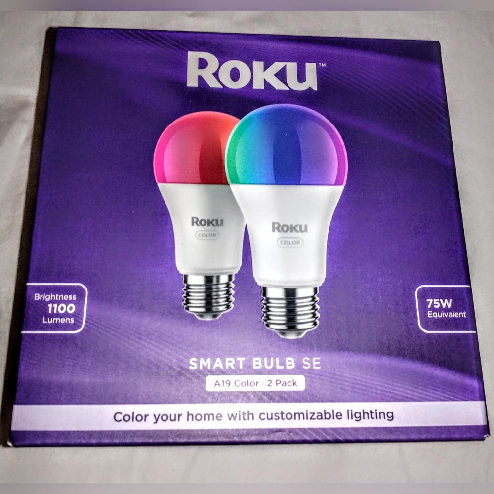 THREE Roku Smart Bulbs 16 million color Options Adjustable brightness+ FREE GIFT